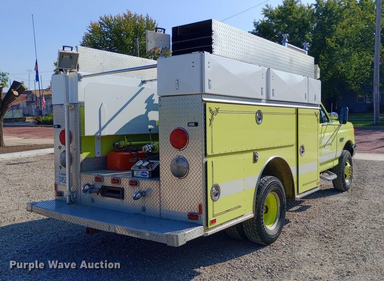 image for item NY9527 1988 Ford F350 Custom rescue vehicle
