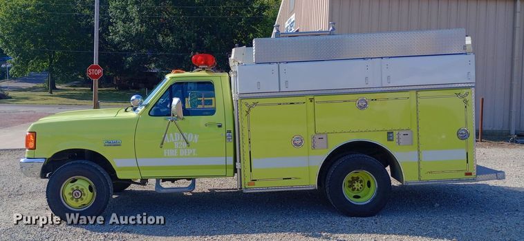 image for item NY9527 1988 Ford F350 Custom rescue vehicle