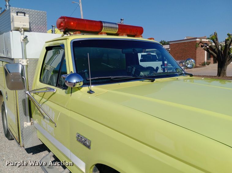 image for item NY9527 1988 Ford F350 Custom rescue vehicle