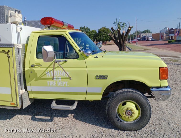 image for item NY9527 1988 Ford F350 Custom rescue vehicle