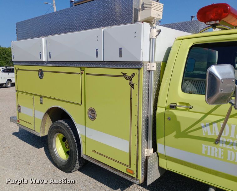 image for item NY9527 1988 Ford F350 Custom rescue vehicle