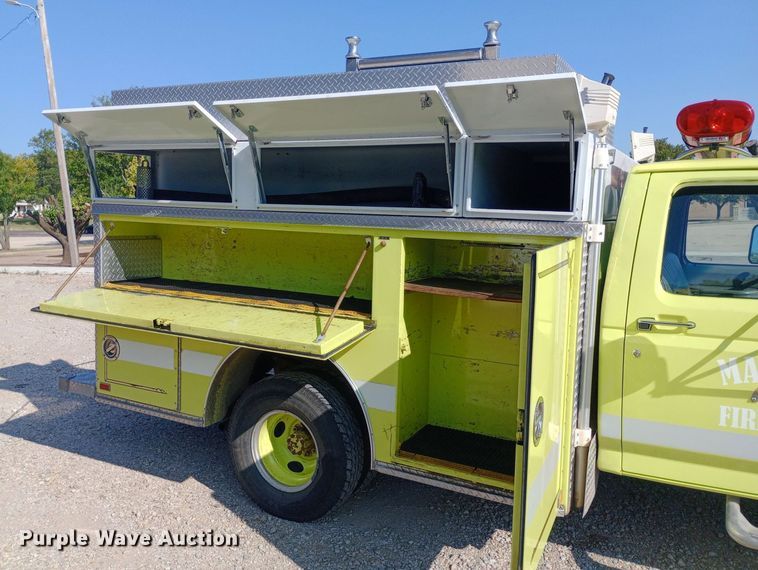 image for item NY9527 1988 Ford F350 Custom rescue vehicle