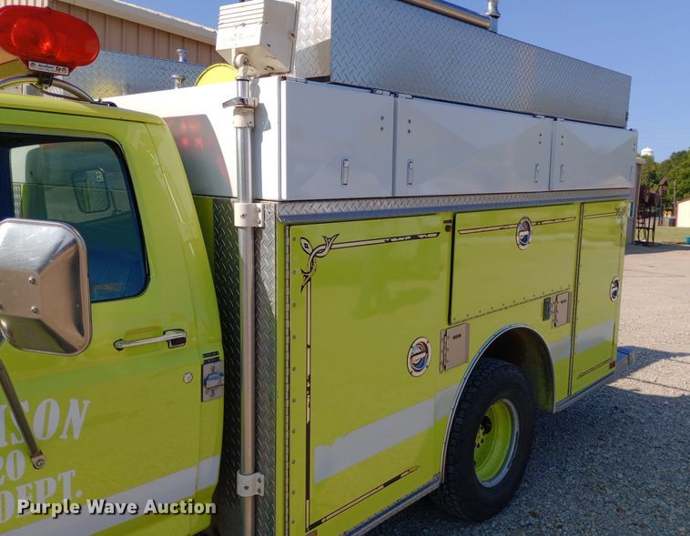 image for item NY9527 1988 Ford F350 Custom rescue vehicle