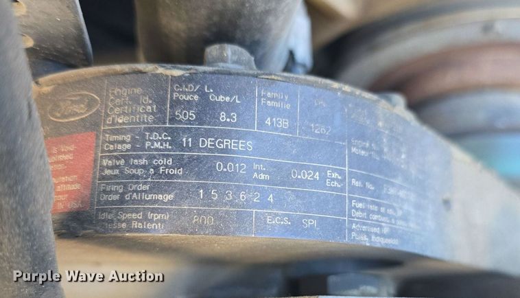 image for item OD9730 1993 Ford  L8000 sewer rodder truck