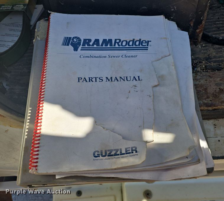 image for item OD9730 1993 Ford  L8000 sewer rodder truck