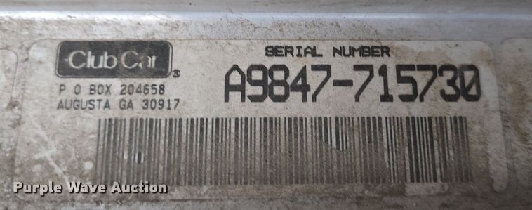 image for item OD9736 1998 Club Car DS golf cart