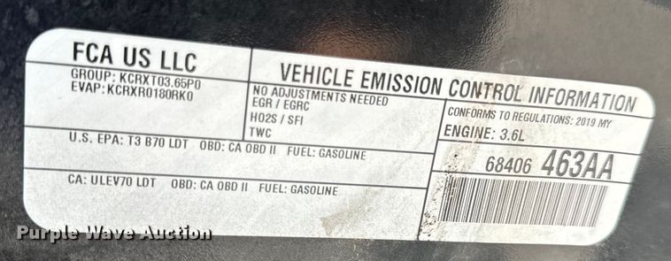 image for item OF9705 2019 Dodge Durango SSV SUV