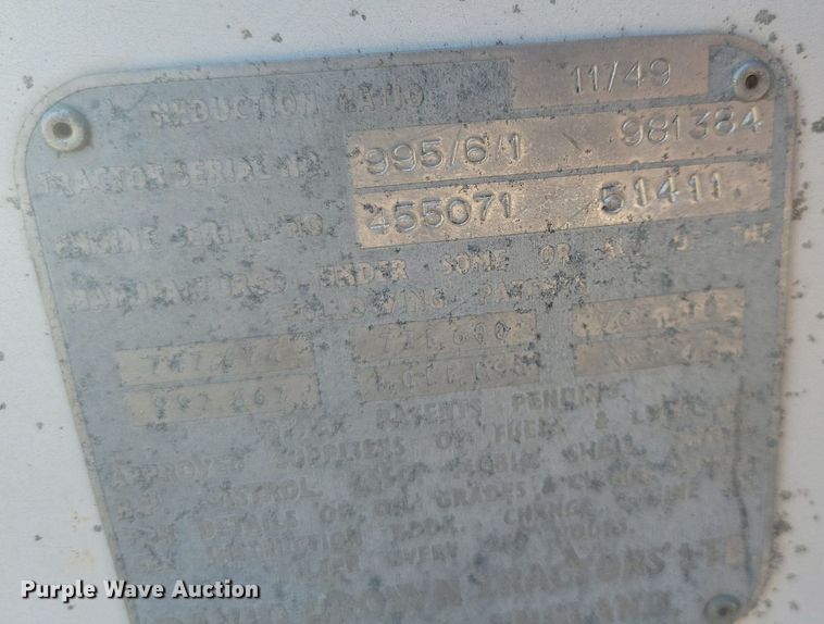 image for item DN3511 1975 David Brown 995 tractor