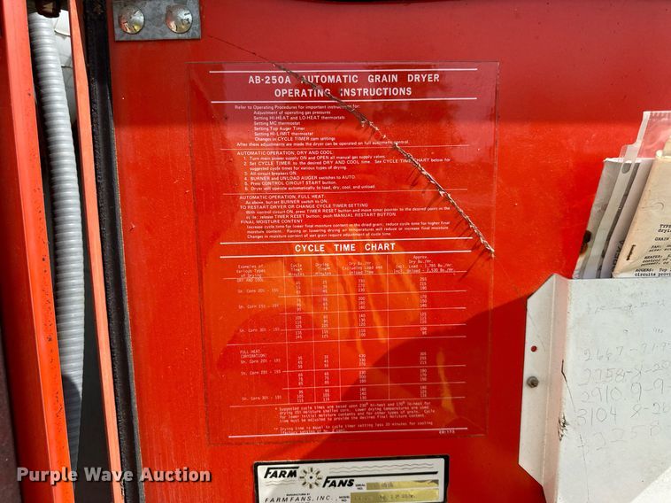 image for item DR2635 Farm Fans  AB-250A grain dryer
