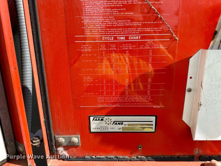 image for item DR2635 Farm Fans  AB-250A grain dryer