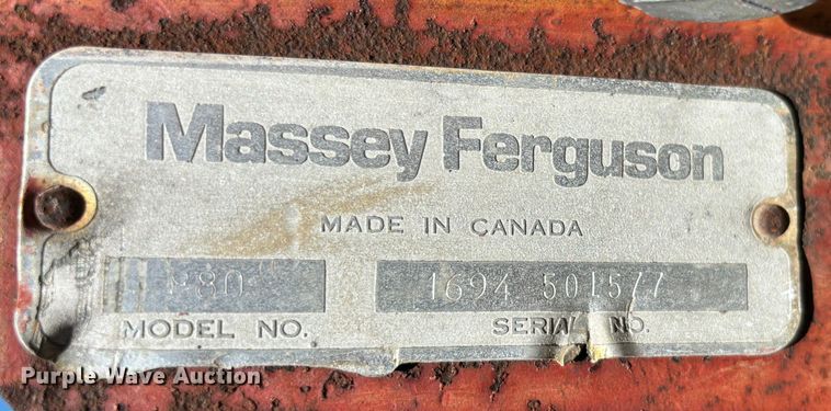 image for item DS2529 Massey Ferguson  880 six bottom plow