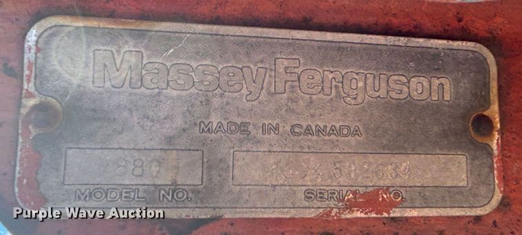 image for item DS2530 Massey Ferguson  880 seven bottom plow