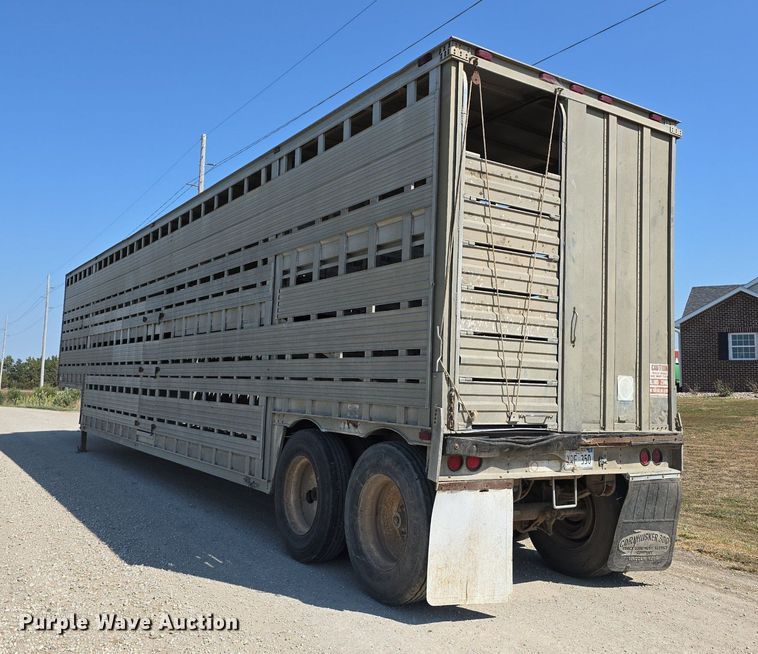image for item DS4821 1983 Barrett Trailers livestock trailer