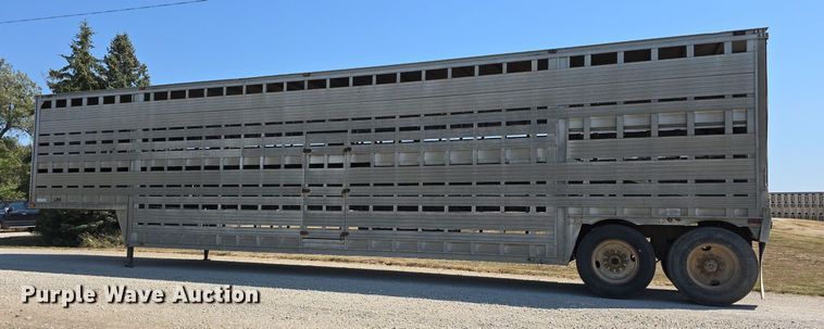 image for item DS4821 1983 Barrett Trailers livestock trailer