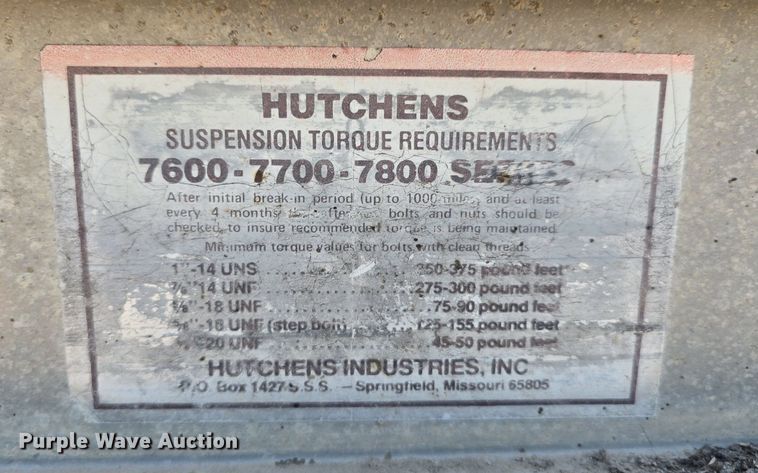 image for item DS4821 1983 Barrett Trailers livestock trailer