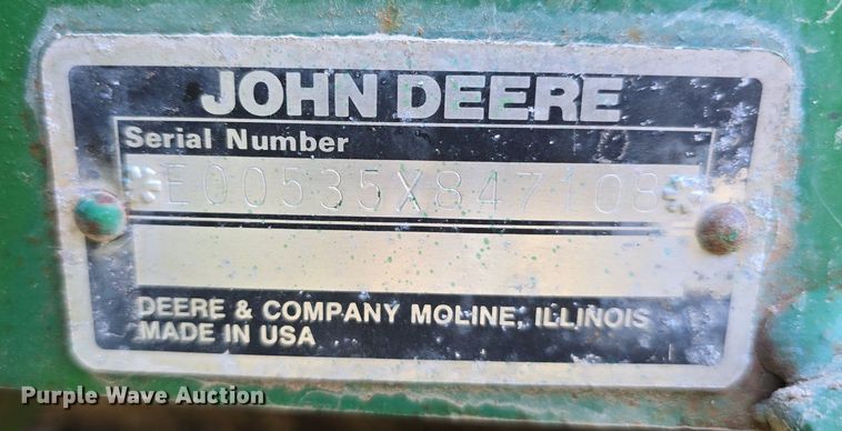 image for item DS4825 1990 John Deere 535 round baler