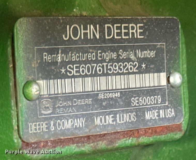 image for item DS7533 1994 John Deere 7800 MFWD tractor