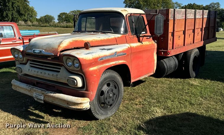 image for item DX1237 1958 Chevrolet 60 Viking grain truck