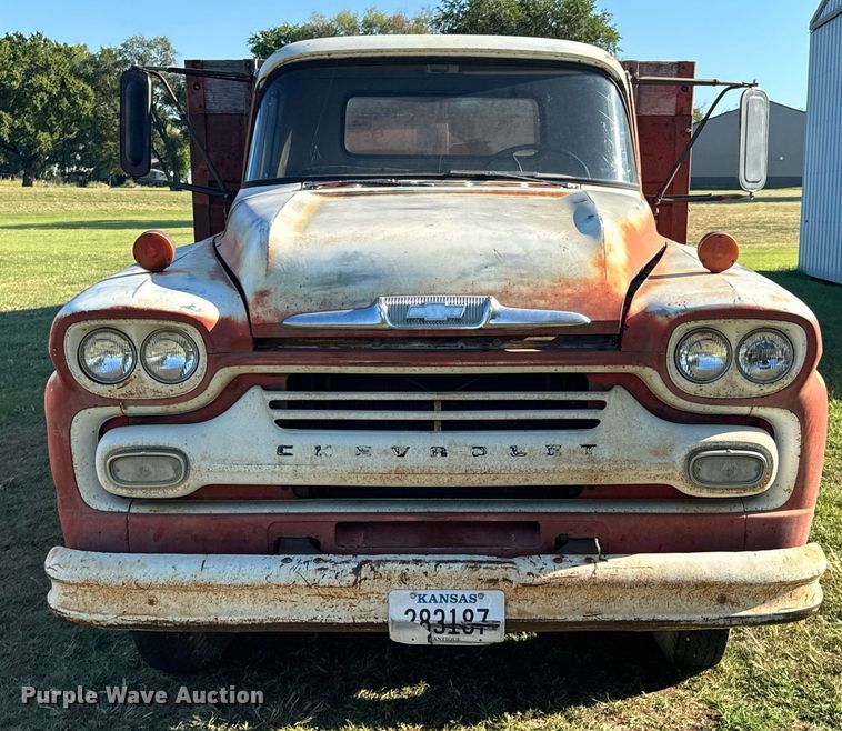 image for item DX1237 1958 Chevrolet 60 Viking grain truck