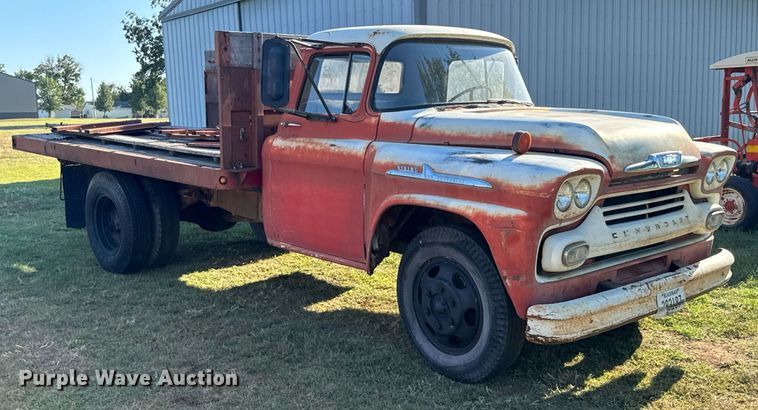 image for item DX1237 1958 Chevrolet 60 Viking grain truck