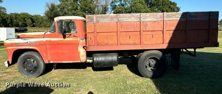image for item DX1237 1958 Chevrolet 60 Viking grain truck