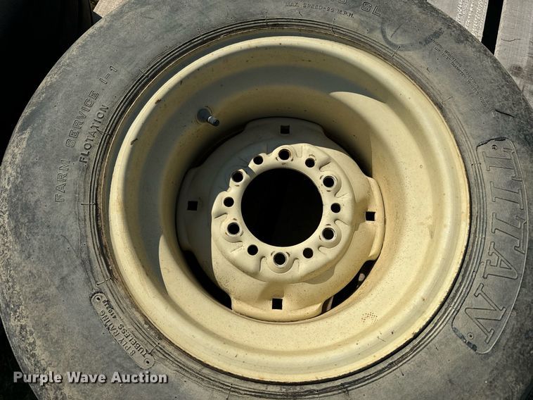 image for item EE7591 (2) 11L-15 tires and wheels