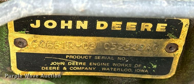 image for item EE7653 1978 John Deere 4440H tractor