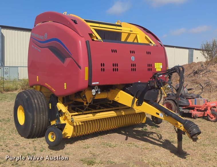 image for item EQ2188 2022 New Holland RB560 round baler