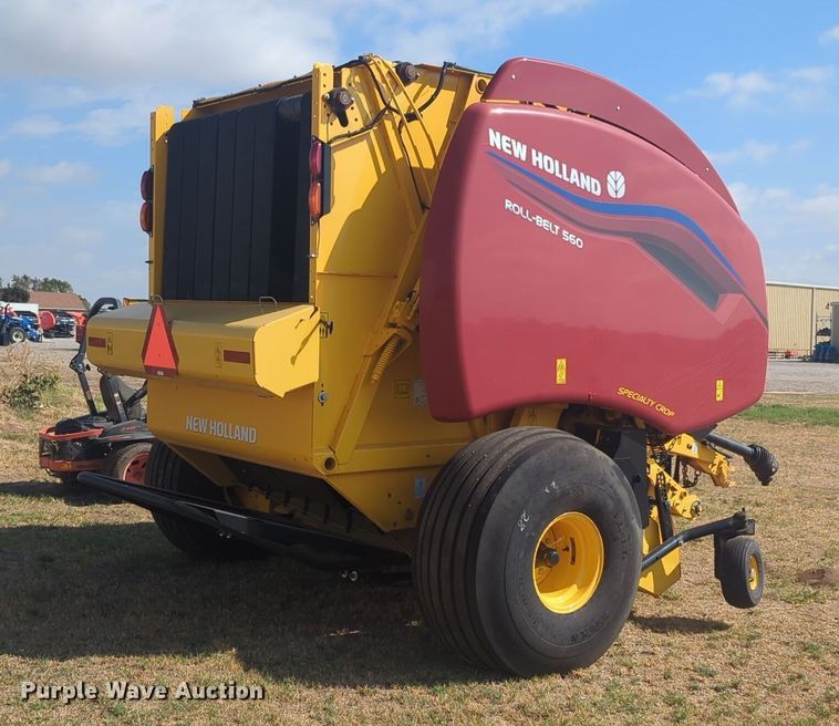 image for item EQ2188 2022 New Holland RB560 round baler