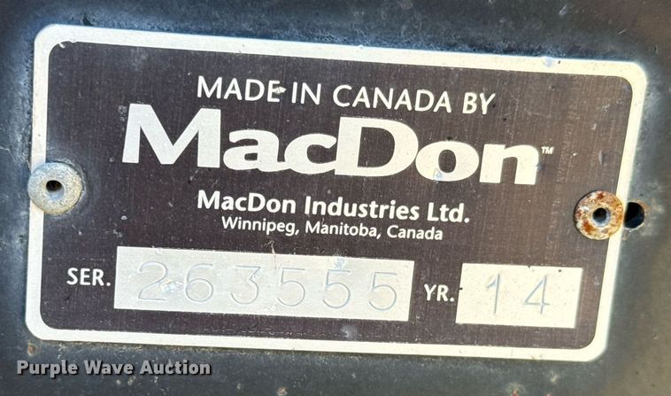 image for item MV9080 2014 MacDon  FD75-S flex draper head