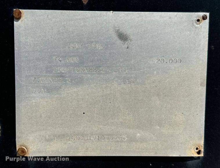 image for item MV9088 1997 Landoll Hauloll combine trailer 