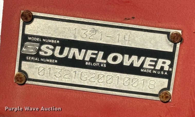 image for item OE9235 Sunflower 1321-14 off-set disk