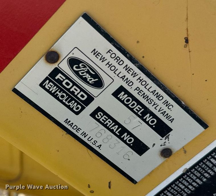 image for item OE9238 Ford New Holland Rolabar 57 hay rake