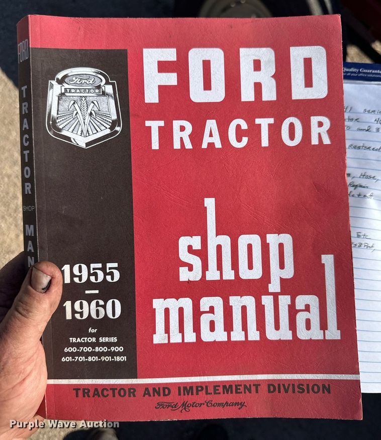 image for item OM9658 1962 Ford 841 Powermaster tractor