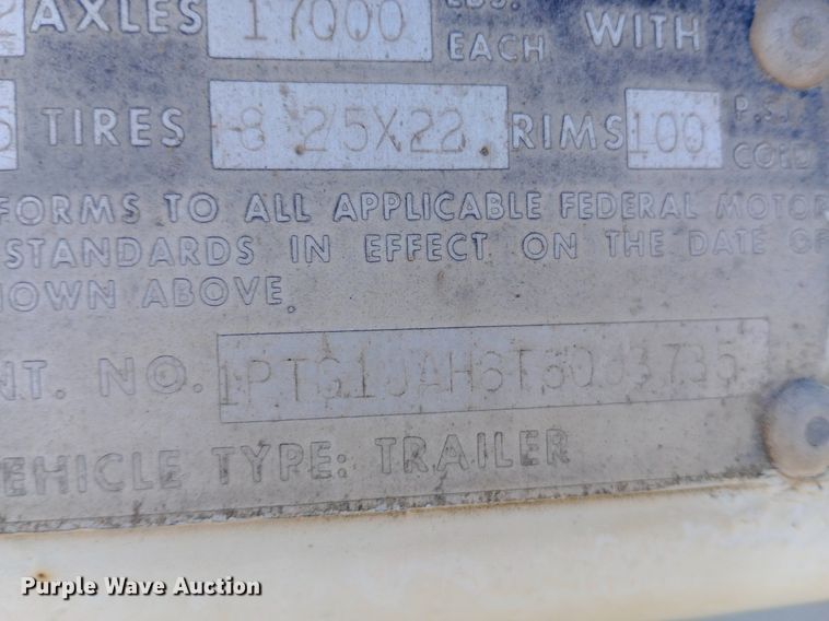 image for item DH1336 1996 Trailmobile  dry van trailer