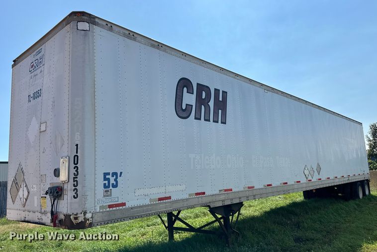image for item DN0766 2001 Stoughton  AVW-535T-S-C-AR dry van trailer