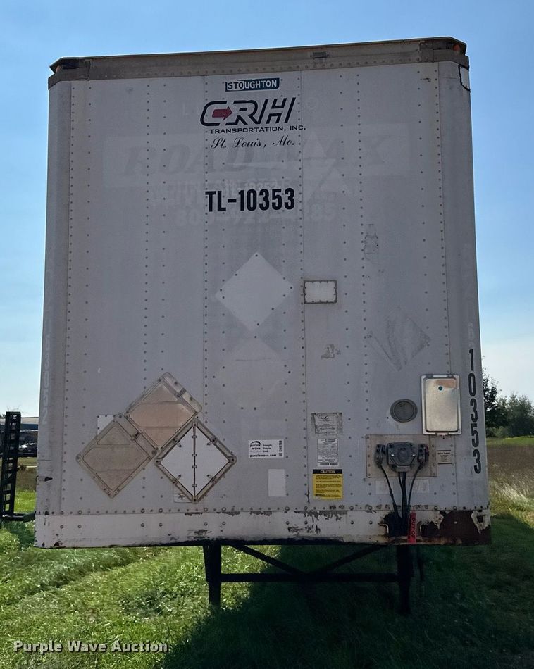 image for item DN0766 2001 Stoughton  AVW-535T-S-C-AR dry van trailer