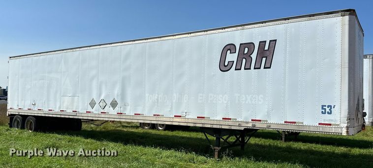 image for item DN0766 2001 Stoughton  AVW-535T-S-C-AR dry van trailer