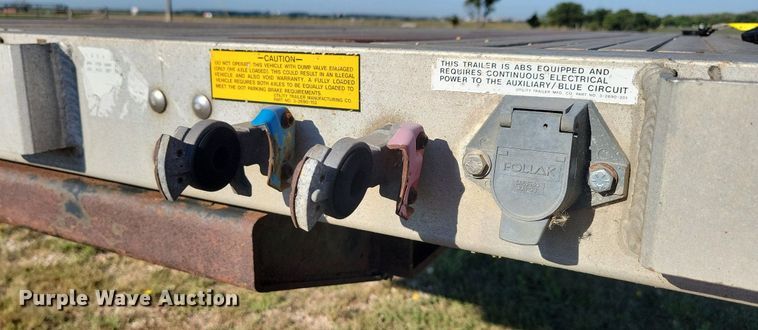 image for item DN3503 2006 Utility FS2CHA flatbed trailer