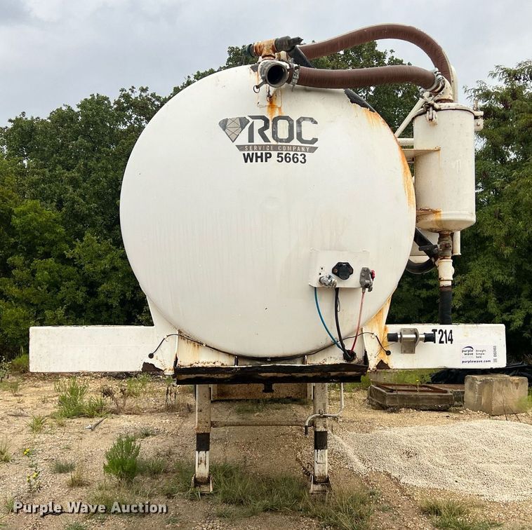 image for item DO2493 2015 Jack County Tank vacuum trailer