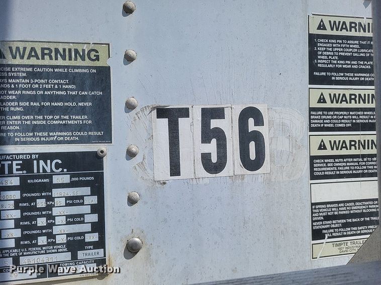 image for item DR4964 2004 Timpte  grain trailer