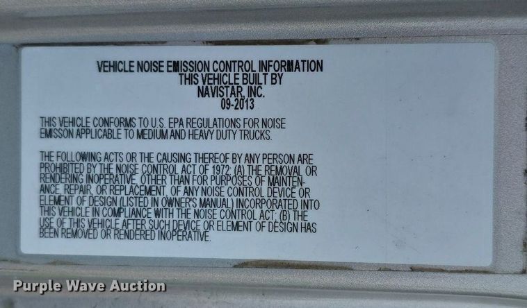 image for item DS4813 2014 International Eagle ProStar semi truck