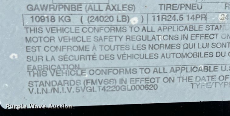 image for item DS7519 2016 Kaufman LT42S log trailer