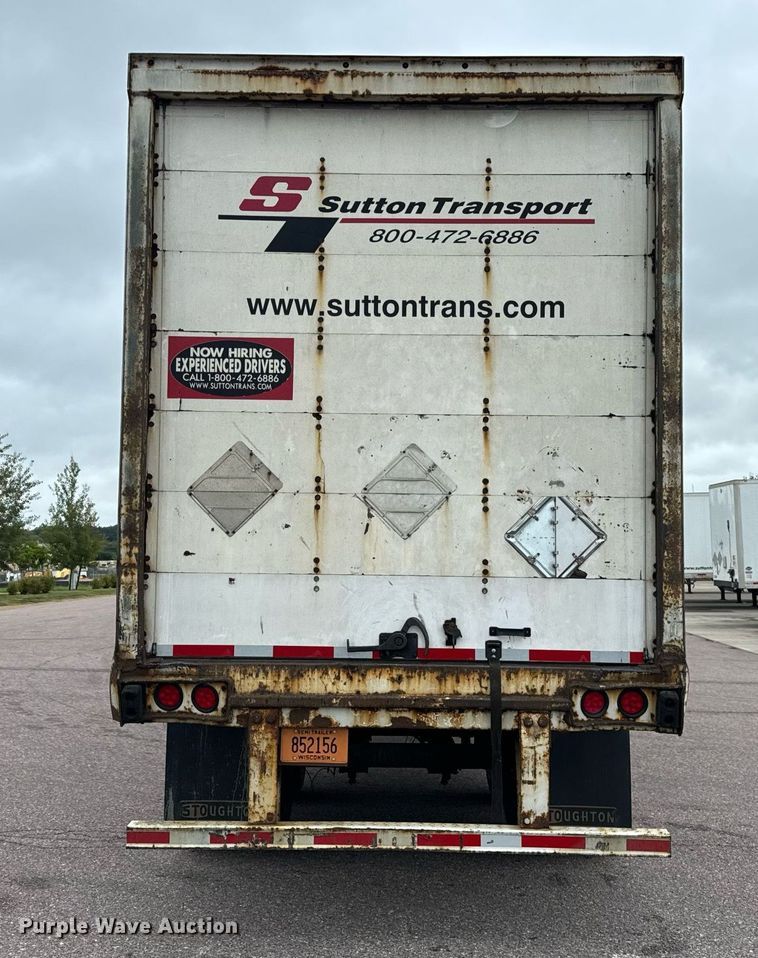 image for item DV5870 2013 Stoughton  AVW-535T-S-C-AR dry van trailer