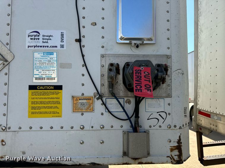 image for item DV5881 2013 Stoughton  AVW-535T-S-C-AR dry van trailer