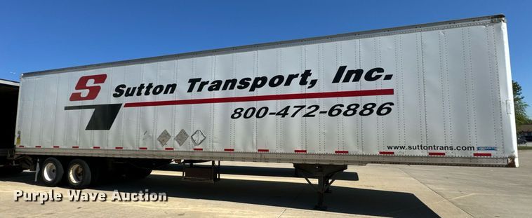 image for item DV5882 2013 Stoughton AVW-485T-S-C-AR dry van trailer