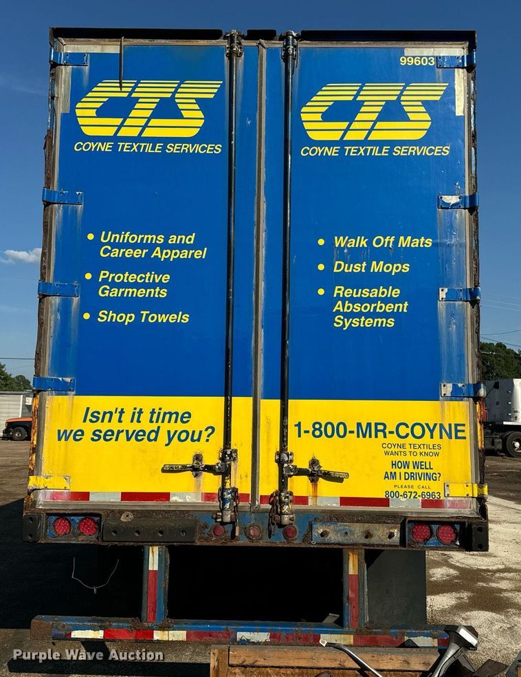 image for item EE7569 1999 Trailmobile dry van trailer