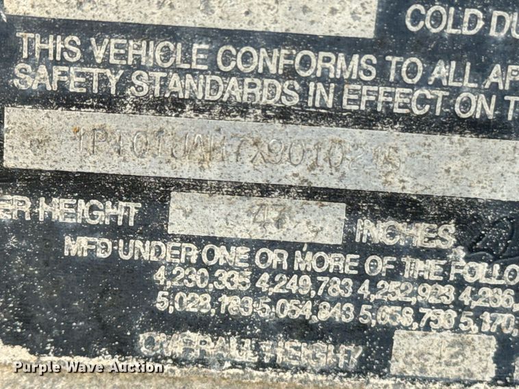 image for item EE7569 1999 Trailmobile dry van trailer