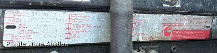 image for item EE7574 1994 Ford L9000 ready mix truck