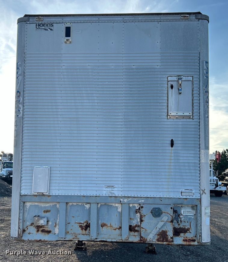 image for item EG0985 1982 Hobbs Trailers dry van trailer